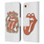 The Rolling Stones Graphics Flowers Tongue Leather Book Wallet Case Cover For Apple iPhone 7 / 8 / SE 2020 & 2022