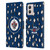 NHL Winnipeg Jets Leopard Patten Leather Book Wallet Case Cover For Motorola Moto G53 5G