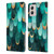 Elisabeth Fredriksson Sparkles Turquoise Leather Book Wallet Case Cover For Motorola Moto G53 5G