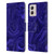 Suzan Lind Marble Indigo Leather Book Wallet Case Cover For Motorola Moto G53 5G