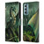 Sarah Richter Fantasy Creatures Green Nature Dragon Leather Book Wallet Case Cover For Motorola Moto G Stylus 5G (2022)