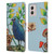 Sylvie Demers Birds 3 Teary Blue Leather Book Wallet Case Cover For Motorola Moto G53 5G