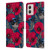 Katerina Kirilova Floral Patterns Fairy Wrens & Poppies Leather Book Wallet Case Cover For Motorola Moto G53 5G