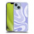 Kierkegaard Design Studio Art Modern Liquid Swirl Purple Soft Gel Case for Apple iPhone 14