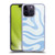 Kierkegaard Design Studio Art Blue Abstract Swirl Pattern Soft Gel Case for Apple iPhone 14 Pro Max