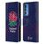 England Rugby Union 2023/24 Crest Kit Away Leather Book Wallet Case Cover For Motorola Edge (2022)