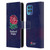 England Rugby Union 2023/24 Crest Kit Away Leather Book Wallet Case Cover For Motorola Moto G100
