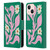 Ayeyokp Plants And Flowers Green Les Fleurs Color Leather Book Wallet Case Cover For Apple iPhone 13 Mini