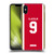Arsenal FC 2023/24 Players Home Kit Gabriel Jesus Soft Gel Case for Apple iPhone X / iPhone XS