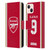 Arsenal FC 2023/24 Players Home Kit Gabriel Jesus Leather Book Wallet Case Cover For Apple iPhone 13