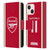 Arsenal FC 2023/24 Players Home Kit Gabriel Leather Book Wallet Case Cover For Apple iPhone 13 Mini