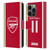 Arsenal FC 2023/24 Players Home Kit Gabriel Leather Book Wallet Case Cover For Apple iPhone 14 Pro