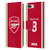 Arsenal FC 2023/24 Players Home Kit Martin Ødegaard Leather Book Wallet Case Cover For Apple iPhone 7 Plus / iPhone 8 Plus