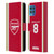 Arsenal FC 2023/24 Players Home Kit Martin Ødegaard Leather Book Wallet Case Cover For Motorola Moto G100