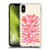 Ayeyokp Plant Pattern Two Coral Soft Gel Case for Apple iPhone XS Max