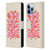 Ayeyokp Plant Pattern Two Coral Leather Book Wallet Case Cover For Apple iPhone 13 Pro Max