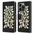 Ayeyokp Plant Pattern Summer Bloom Black Leather Book Wallet Case Cover For Apple iPhone 14 Pro