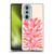 Ayeyokp Plant Pattern Two Coral Soft Gel Case for Motorola Edge X30