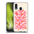 Ayeyokp Plant Pattern Two Coral Soft Gel Case for Samsung Galaxy A40 (2019)