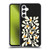 Ayeyokp Plant Pattern Summer Bloom Black Soft Gel Case for Samsung Galaxy A54 5G