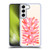 Ayeyokp Plant Pattern Two Coral Soft Gel Case for Samsung Galaxy S22 5G