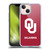 University of Oklahoma OU The University of Oklahoma Plain Soft Gel Case for Apple iPhone 13 Mini