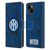 Fc Internazionale Milano Patterns Snake Leather Book Wallet Case Cover For Apple iPhone 15
