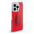AC Milan Art Red And Black Soft Gel Case for Apple iPhone 15
