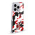 AC Milan Crest Patterns Camouflage Soft Gel Case for Apple iPhone 15 Pro