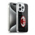 AC Milan Crest Patterns Red And Grey Soft Gel Case for Apple iPhone 15 Pro & MagSafe