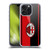 AC Milan Crest Red And Black Soft Gel Case for Apple iPhone 15 Pro Max & MagSafe