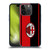 AC Milan Crest Red And Black Soft Gel Case for Apple iPhone 15 Pro