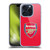 Arsenal FC Crest 2 Full Colour Red Soft Gel Case for Apple iPhone 15 Pro