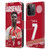 Arsenal FC 2023/24 First Team Bukayo Saka Leather Book Wallet Case Cover For Apple iPhone 15 Pro