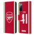 Arsenal FC 2023/24 Players Home Kit Declan Rice Leather Book Wallet Case Cover For Samsung Galaxy S20 FE / 5G