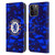 Chelsea Football Club Crest Camouflage Leather Book Wallet Case Cover For Apple iPhone 15 Pro Max