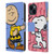 Peanuts Halfs And Laughs Snoopy & Charlie Leather Book Wallet Case Cover For Apple iPhone 15