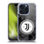 Juventus Football Club Art Monochrome Marble Logo Soft Gel Case for Apple iPhone 15 Pro