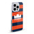 Edinburgh Rugby Graphics Stripes Soft Gel Case for Apple iPhone 15 Pro