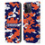Edinburgh Rugby Logo 2 Camouflage Leather Book Wallet Case Cover For Apple iPhone 15 Pro Max