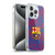 FC Barcelona Crest Patterns Glitch Soft Gel Case for Apple iPhone 15 Pro & MagSafe