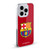 FC Barcelona Crest Red Soft Gel Case for Apple iPhone 15 Pro & MagSafe