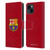 FC Barcelona Crest Red Leather Book Wallet Case Cover For Apple iPhone 15