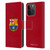 FC Barcelona Crest Red Leather Book Wallet Case Cover For Apple iPhone 15 Pro