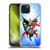 Justice League DC Comics Airbrushed Heroes Blue Purple Soft Gel Case for Apple iPhone 15 Plus