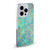 Micklyn Le Feuvre Mandala Sapphire and Jade Soft Gel Case for Apple iPhone 15 Pro