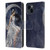 Nene Thomas Crescents Winter Frost Fairy On Moon Leather Book Wallet Case Cover For Apple iPhone 15