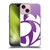 Scotland Rugby Oversized Thistle Purple Heather Soft Gel Case for Apple iPhone 15