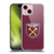 West Ham United FC Crest Full Colour Soft Gel Case for Apple iPhone 15