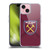 West Ham United FC Crest Gradient Soft Gel Case for Apple iPhone 15